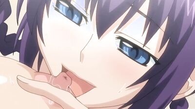 Hot cartoon threesome with big tits and kissing in public pool! Subtitled Hentai