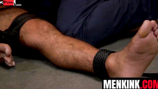 Hairy Hunks - Bound Bondage Domination With Older Man And Young Twink