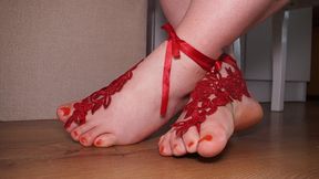 #2 Mouth open - my feet are waiting to be worshipped