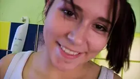 German Teen Swallows Cum in Cowgirl and Doggystyle