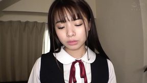 Asian college gets creampied by a hunky uncle