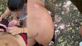 um passeio no parque que acabou em transa no meio do mato.. ate sermos pego por alguem no final.