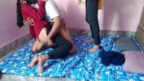 Fuck Friends Girlfriend with Friend - Real Threesome