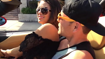 Romeo gave Josie a ride home in his hot sports car, she was so grateful that she rode his...