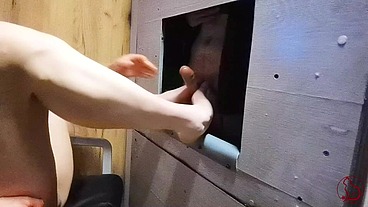 MY FIRST FOOTJOB and Cum Dominated at GH For my Member - RedCatsRoom