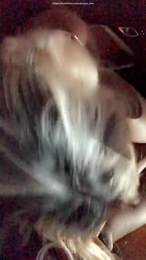 Epic moment from &quot;Her ass is out in public. She has her skirt pulled up over her ass while she suck my cock.&quot;