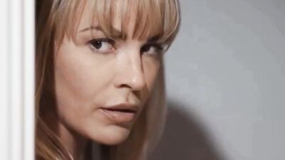 Curvaceous blonde MILF seduces her ebony stepdaughter into licking and fingering