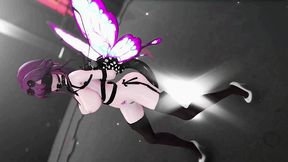 honkai star rail kafka hentai bondage dance insect sex mmd 3d purple wings