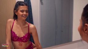 sara jones - petite tiny babe gets asshole gaped and fucked first time anal fisting latina porn casting