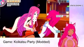 Neko Teases Delights in Steamy Koikatsu Action – Naughty VTuber Fantasy Unleashed
