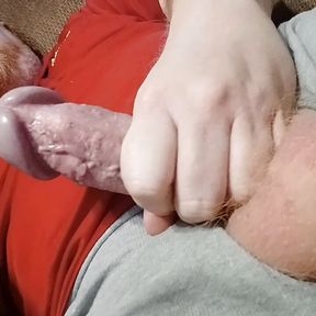 Stroking my Big Cock for you tonight