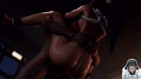 Fat Ass Mai Carried Fuck, Bald Pussy Nemia Fuck, Haruka Sucks on Mask Dildo While Fucked From Behind