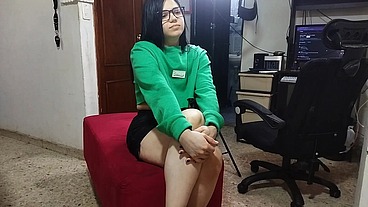 Young Colombian model - Estefani - family therapy - anal therapy