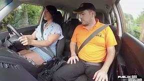 Public Brit Rides Driving Instructor In Lesson