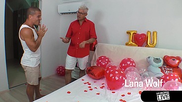 Dan's Girlfriend Lana Wolf Seduces And Fucks His Clueless Buddy Matt!