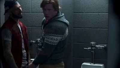 Muscled Hunk Takes a Big Cock to the Ass at Glory Hole - Raging Stallion