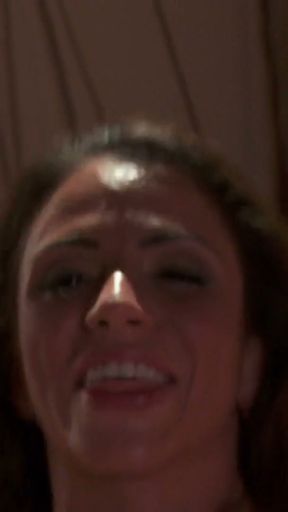 Brunette Gets Her Huge Perky Tits Jizzed After Doggystyle Fuck   Clip 2