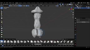 A circumstance dick with blender 3d