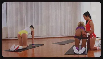 Steamy Threesome Workout with Lexi, Romy & Stacy