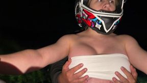 I Picked Up A Didi Customer Without A Bra And He Made Me Cum On My Panties Again
