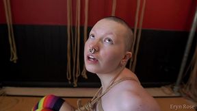 happy and helpless in rope bondage - eryn rose
