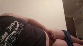 Jerking off and cum cumshot