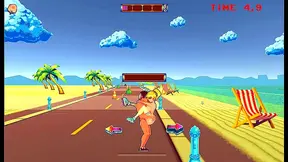 Voluptuous Skater Babe Receives Creampie Then Dives into Hot 69 on Sunlit Shore