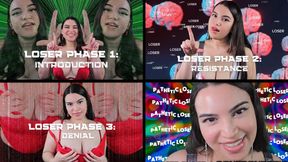 LOSER PHASES Part 1 - Loser Humiliation with Humiliatrix Countess Wednesday - Verbal Humiliation, Loser Porn, Psychological, Compilation