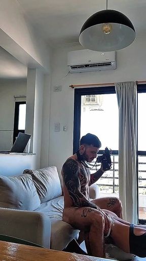 Trapped by My Stepsister's Mini Shorts: From the Floor to the Sofa Uncensored