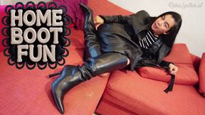 Home Boot Fun - Reina Leathers ankle movement