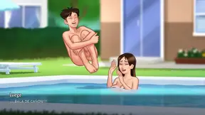 Sex in the pool with my perverted beloved