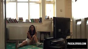 Teen subslut spanked fiercely and fucked hard by a dom