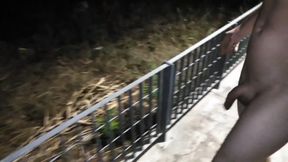 Stripping and Playing with Piss in Public