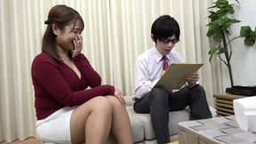 Alone in a private room with a married woman    watching porn