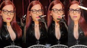 Human Ashtray Obsession: PVC & Power Smoking
