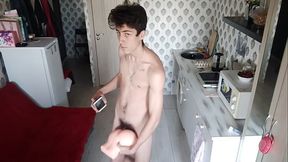 Teen rips doll holes, hidden side shot