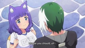 Immoral Guild (uncensored Ecchi) 8 - Busty Catgirl Tied Up And Squirted All Over