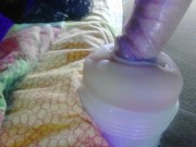 shemale fuck Fleshlight pussy slow motion