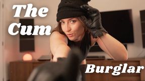 The Cum Burglar: POV fucking and leather glove fetish