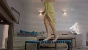 Goddess Amber Rule In The House - White Half Ballet Shoes - Part 01 - HD 2560x1440