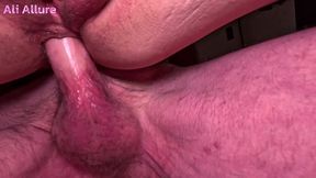 ali allure loves anal creampies while trying a new toy...i found a willing stranger to help after he took me for a motorcycle ride.