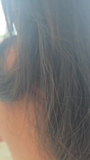 Real milf fucked on hotel balcony for all to see   Clip 1