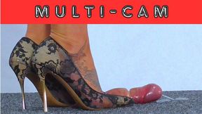 Cum Under My Lacey Bridesmaid Heels - Multi Cam - AmbersCBT - 62MC