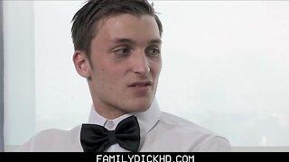 Daddy and son fuck before sons wedding