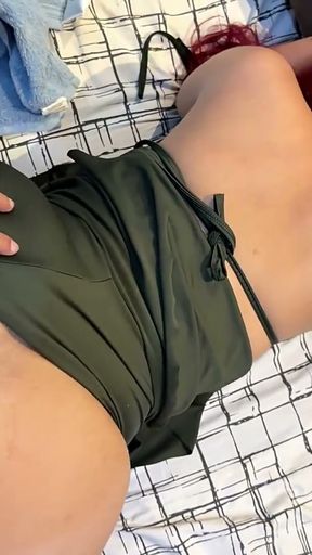 25 cm brunette busting my greedy pussy   Clip 1