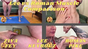 lee vs roman muscle comparison 4k