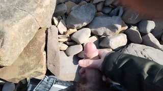 jerking off a dick compilation of hot copious ejaculations of sperm