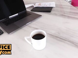 Fucking your hawt office assistant Maya Bijou