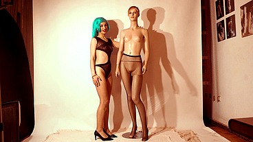 Ariel Ortiz has sex with the mannequin from her favorite store