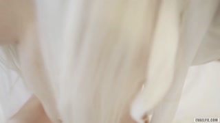 Little cute ghostie takes it deep in her tight pussy and gets cum covered - Eva Elfie
